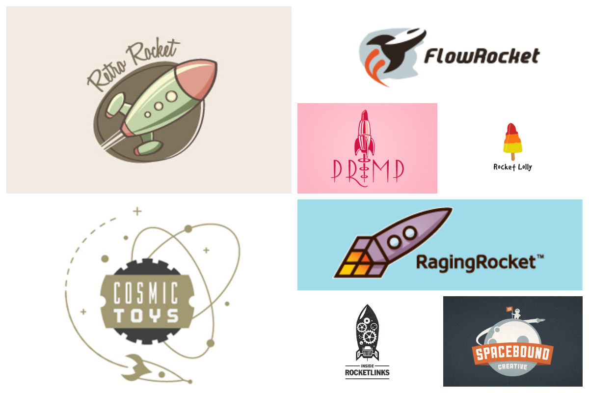 rocket logo ideas 1
