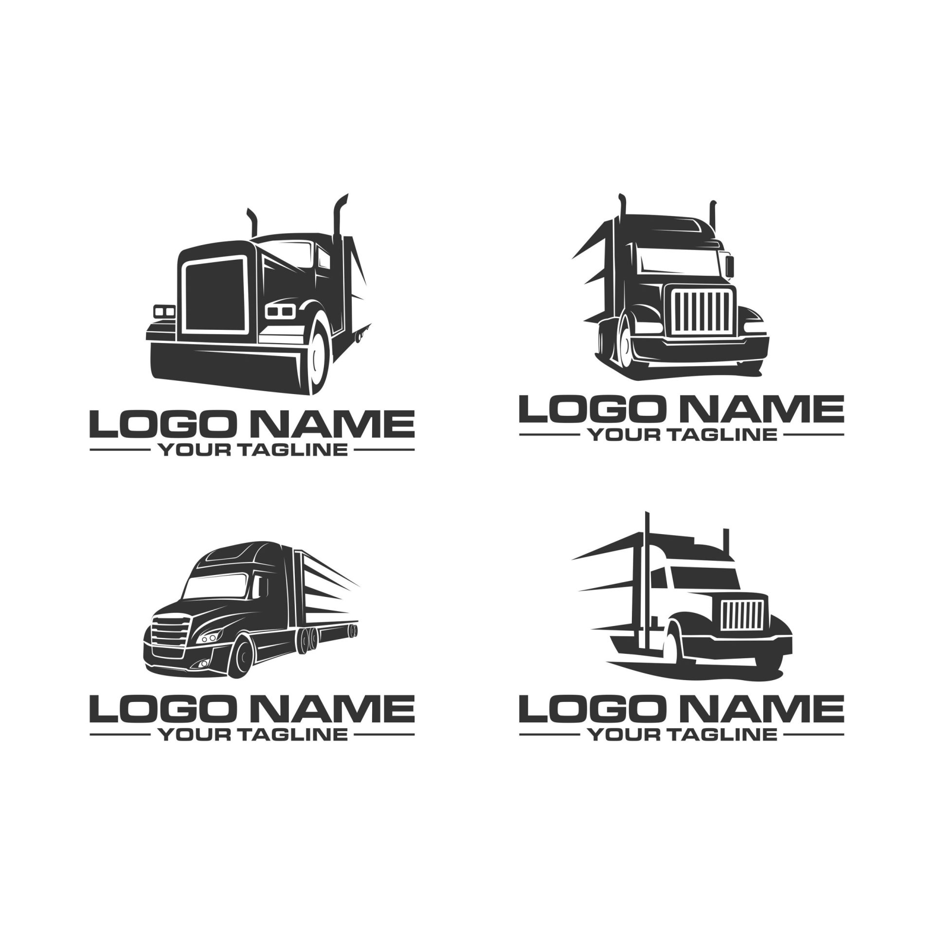 semi truck logo ideas 2