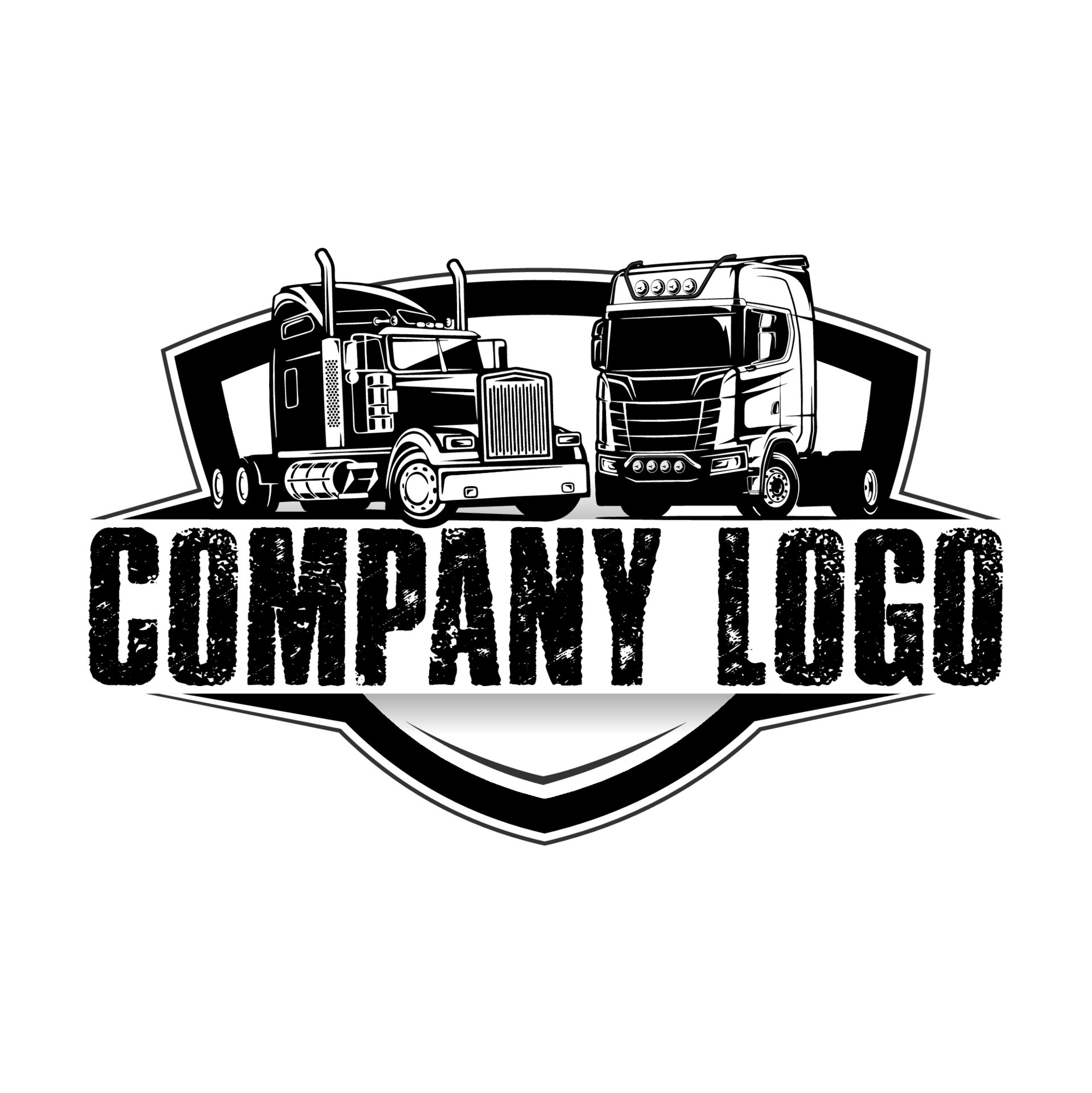 semi truck logo ideas 3