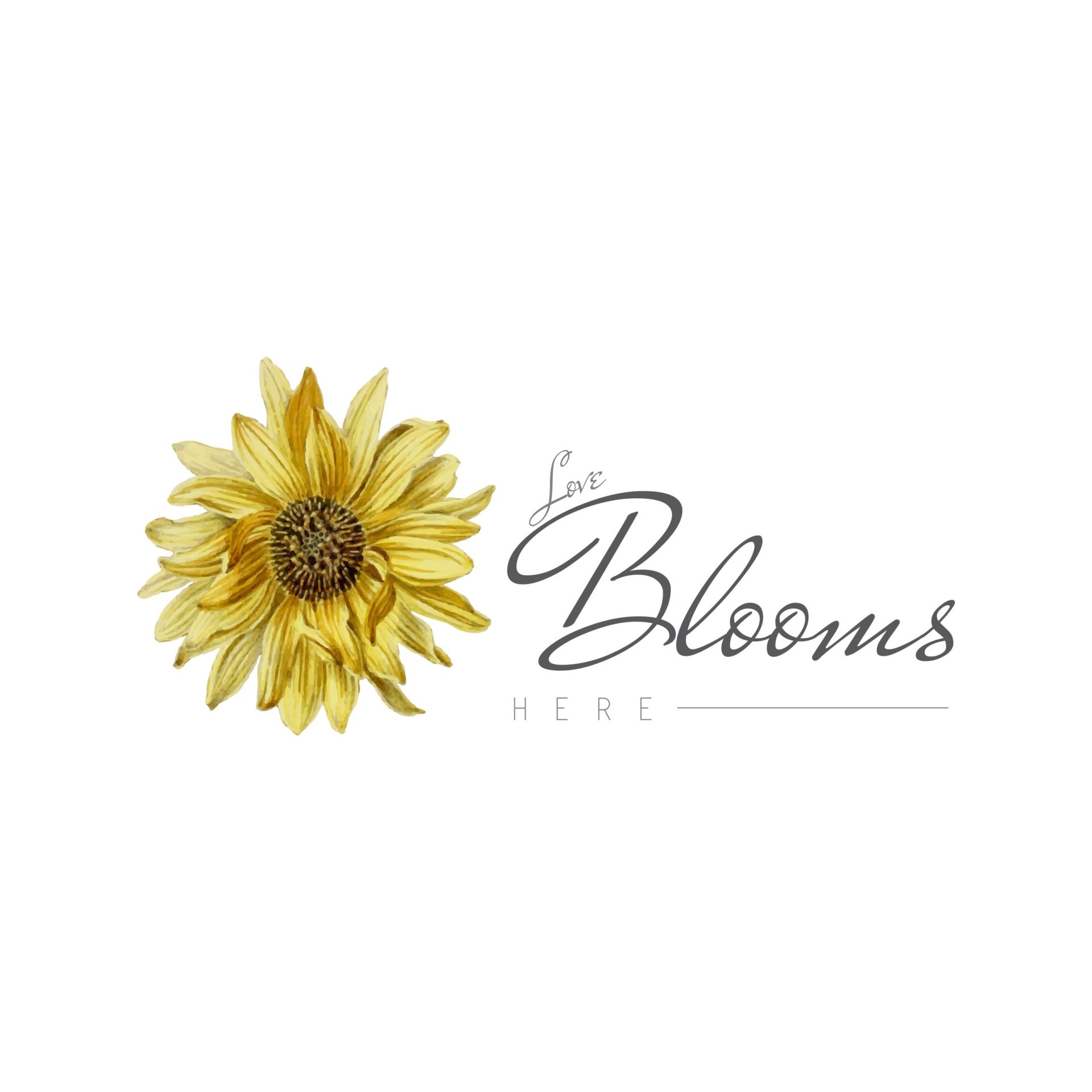 sunflower logo ideas 1