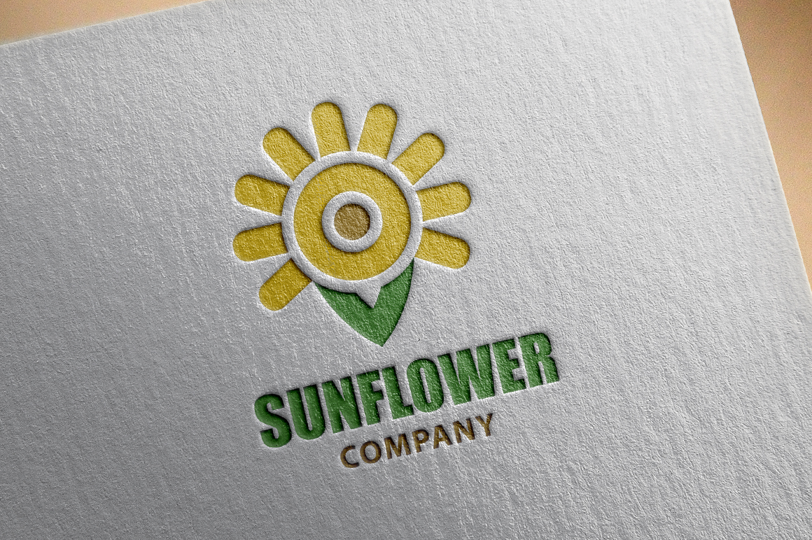 sunflower logo ideas 3