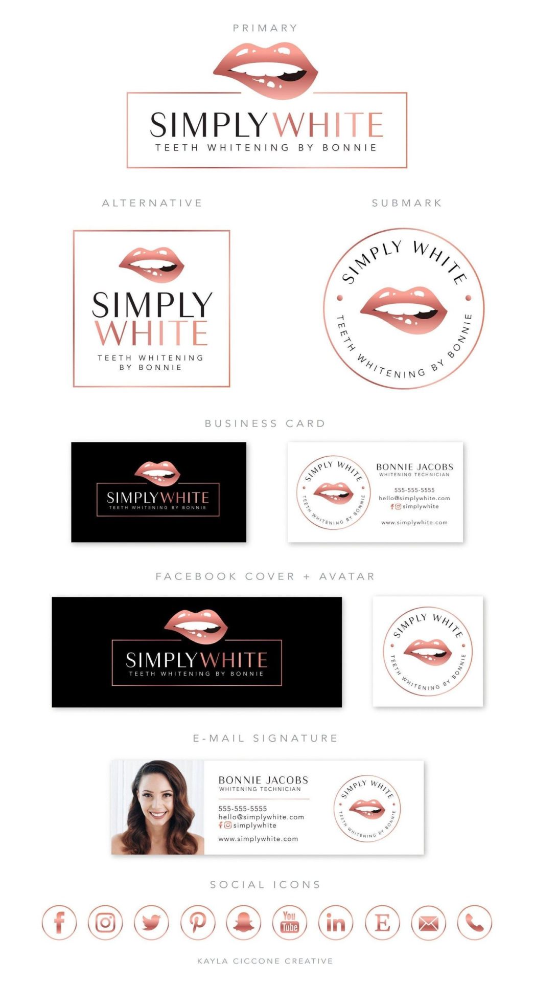 teeth whitening logo ideas 2