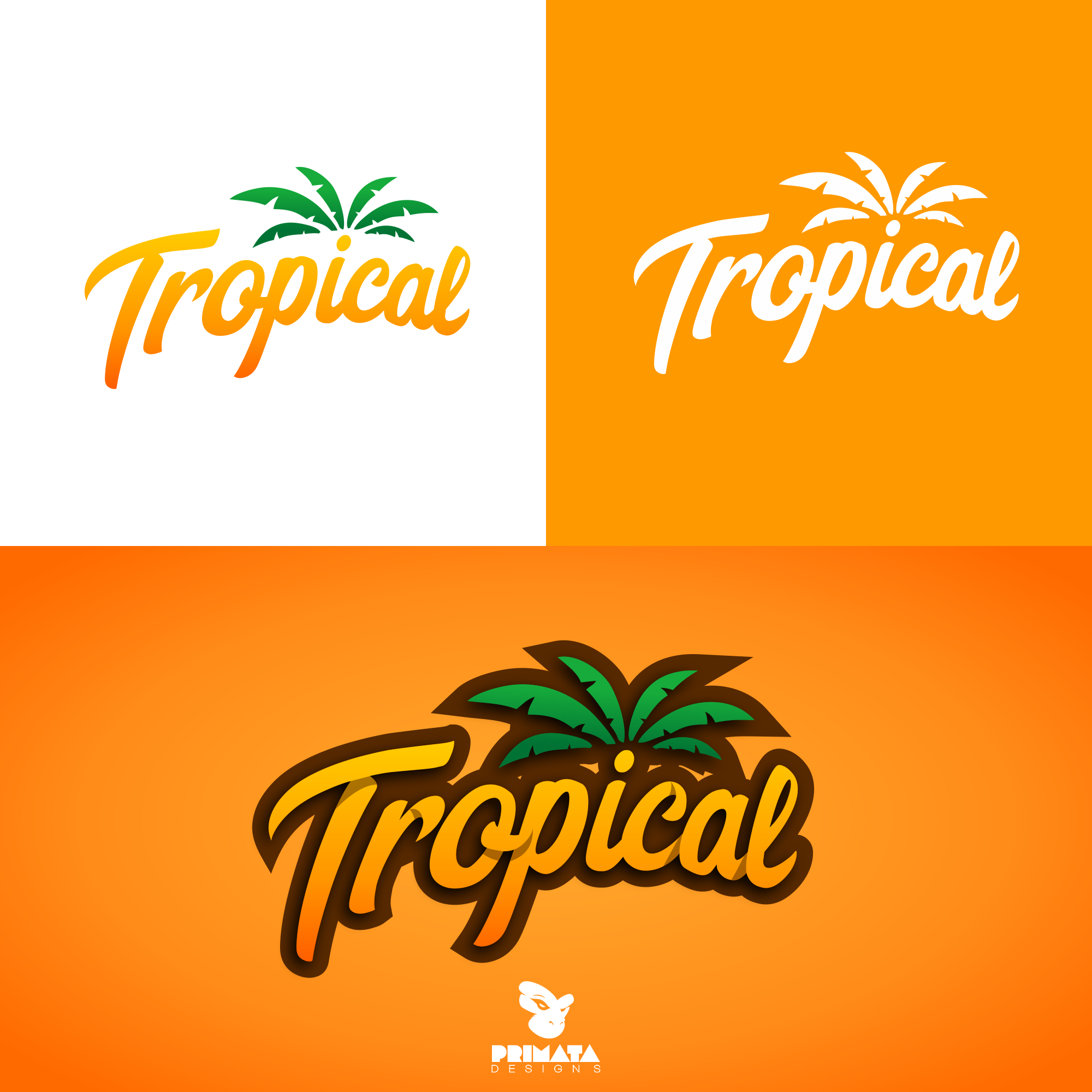 tropical logo ideas 3