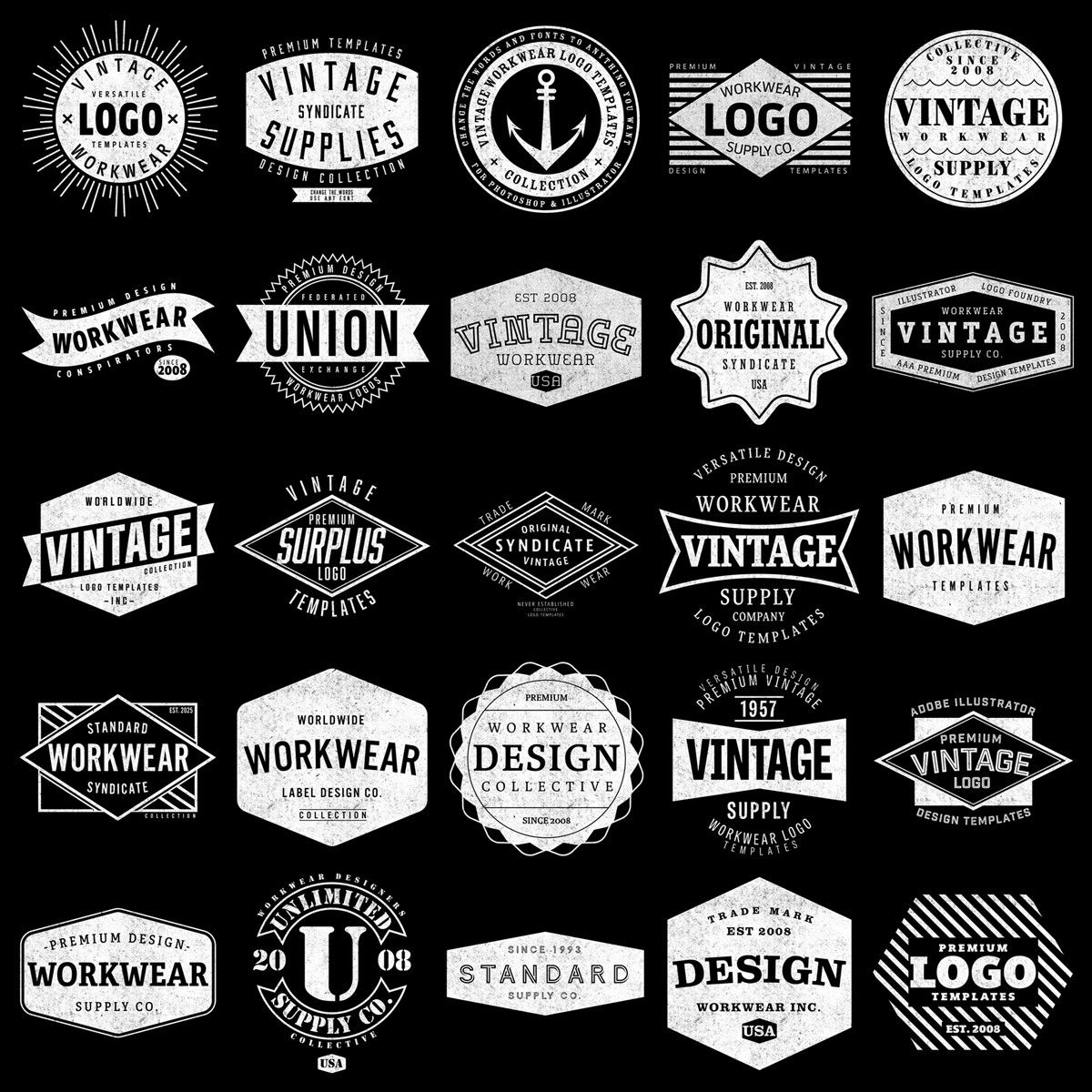 vintage logo ideas 5