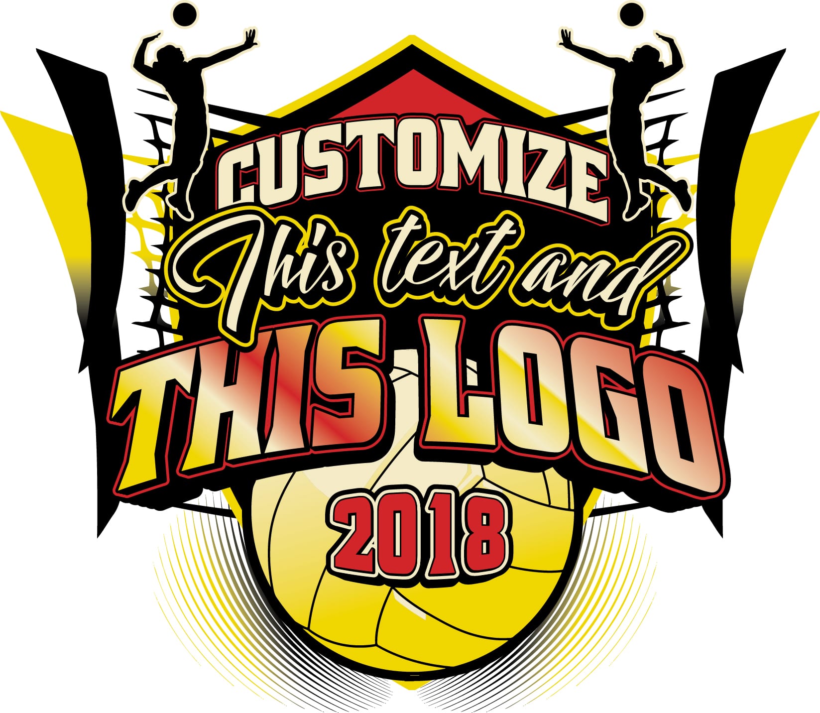 volleyball logo ideas 4